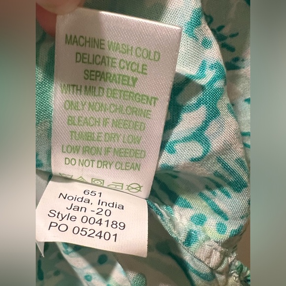 LILLY PULITZER | Keona Tunic in Resort Aqua Hopelessly Devoted Size Small - Picture 6 of 7